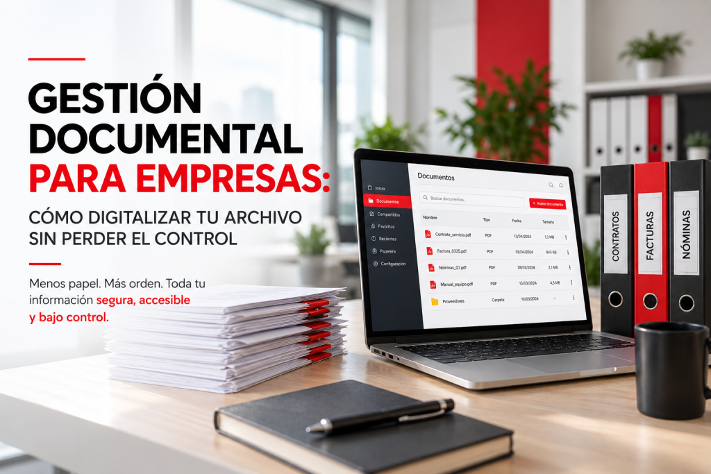Gestión documental para empresas: cómo digitalizar tu archivo sin perder el control