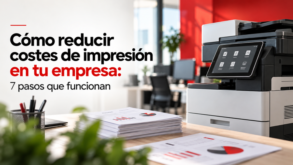 Cómo reducir costes de impresión en tu empresa
