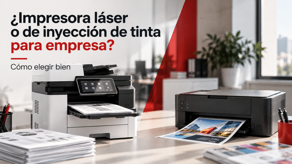¿Impresora láser o de inyección de tinta para empresa? Cómo elegir bien