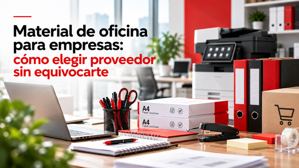 Material de oficina para empresas: elegir proveedor